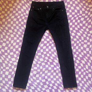 EUC men's Levi's 510 Skinny Fit Black Jeans waist 30, length 30